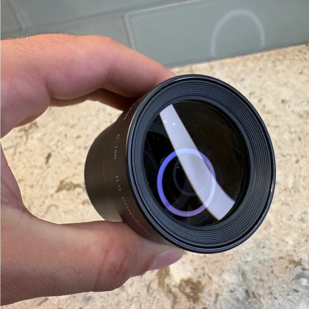 Olympus IS/L Lens C-160 H.Q. Converter 1.45X 52mm Telephoto with Case